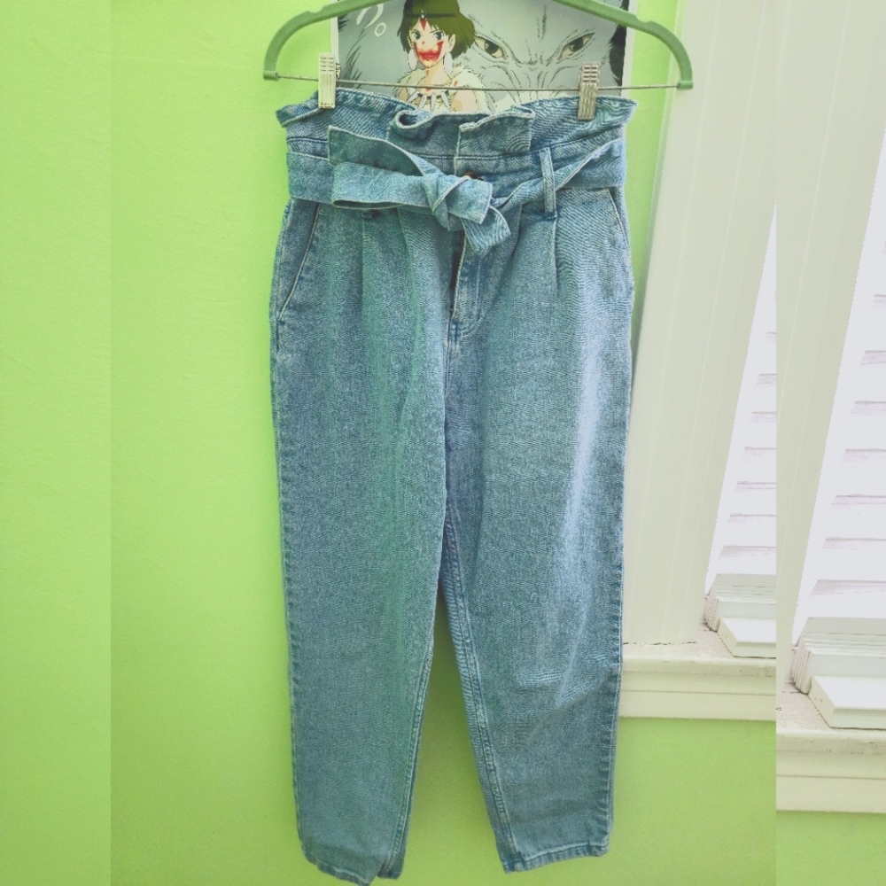 Who What Wear Paperbag Jeans